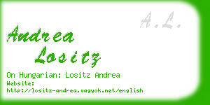 andrea lositz business card
